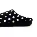 Subu Pantuflas Puntos Negro Y Blanco Talla 39-40