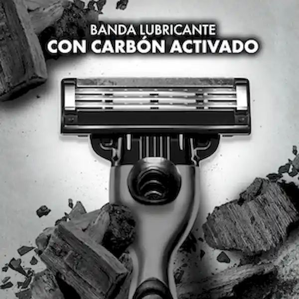 Gillette Máquina de Afeitar Mach3 Carbono 12 Repuestos