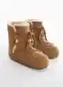 Botas Skete Tabaco Talla 38 Mujer Mango