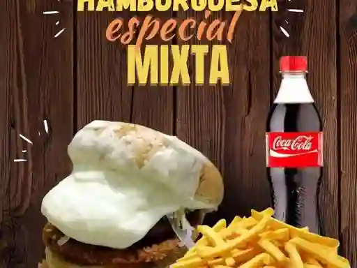 Combo hamburguesa mixta