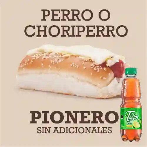 Perro Caliente/Choriperro Pionero +Mr. Tea Limón 500ml