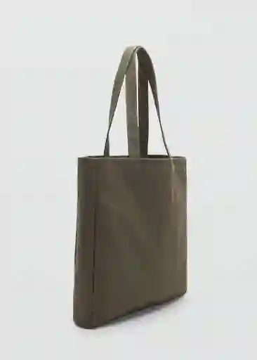 Bolso Tote Khaki Talla 99 Hombre Mango