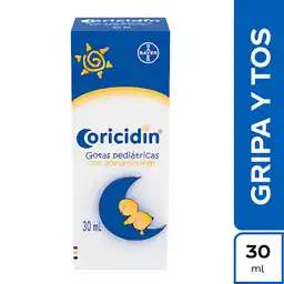 Coricidin Gotas Pediátricas con Acetaminofén 