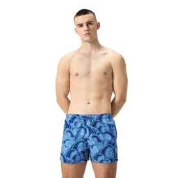 Pantaloneta Digital Printed Leisured 14 Pulgadas Hombre Azul-xl