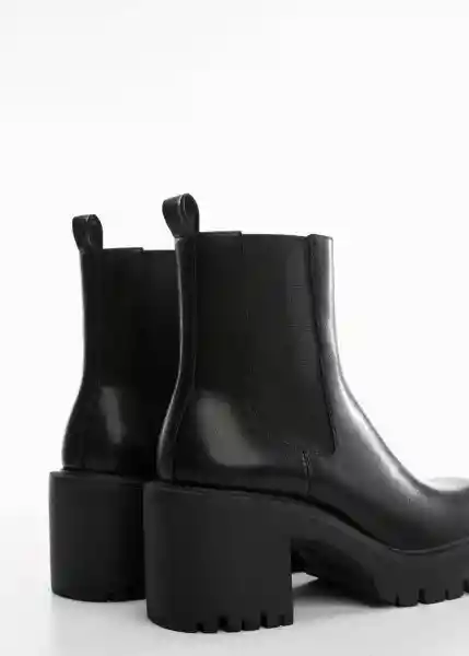 Botines es Torna Negro Talla 40 Mujer Mango