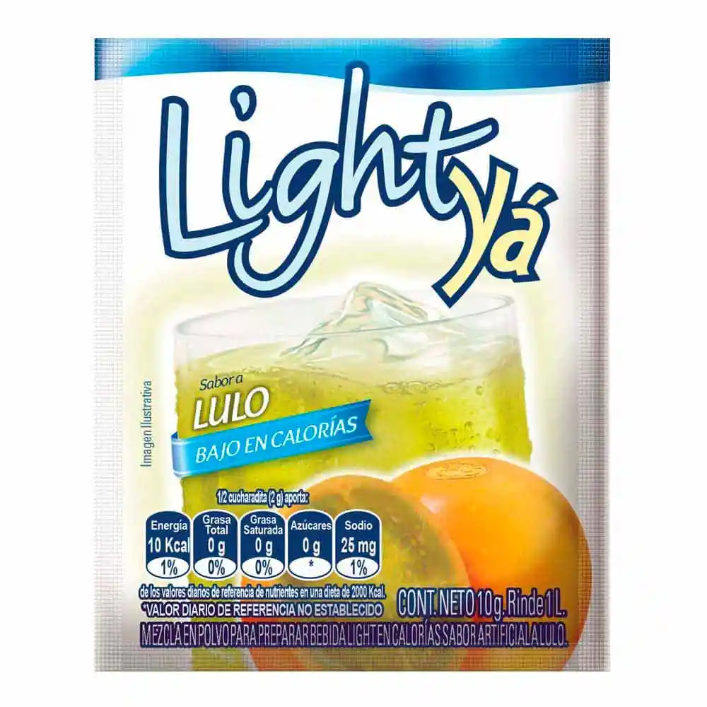 Light Yá Bebida Instantánea Sabor Lulo