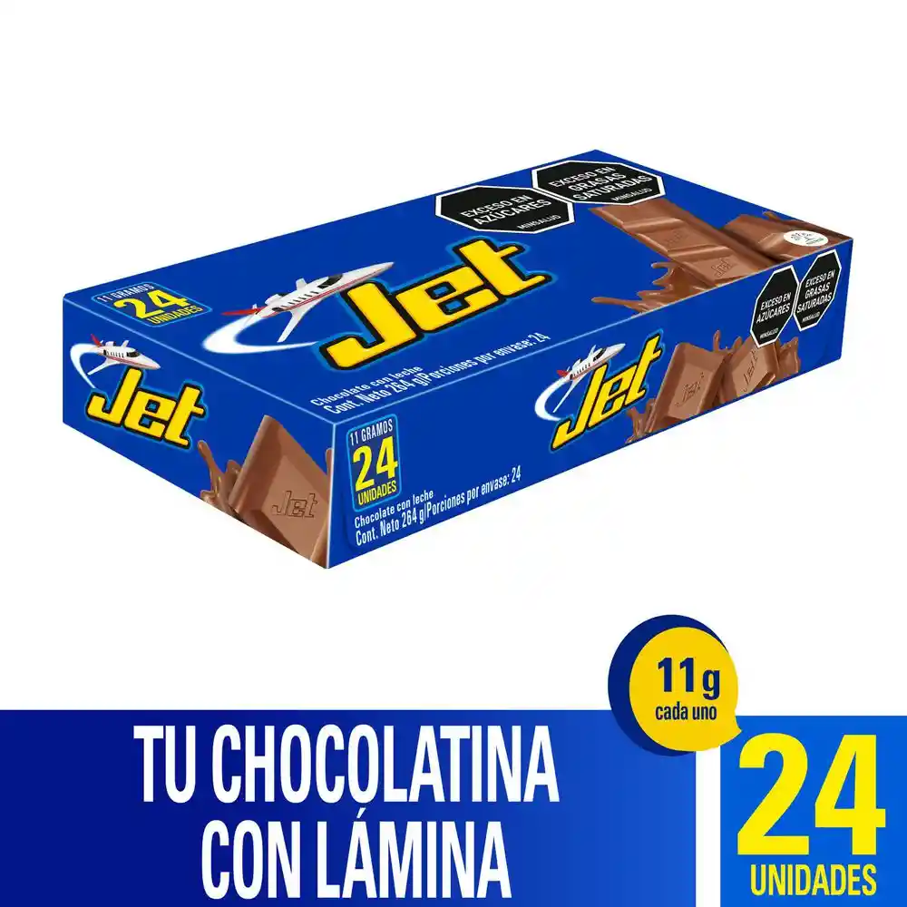 Chocolatina Leche Jet