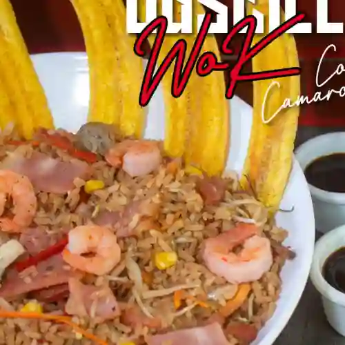 Castillo Wok Camarones para Dos Personas