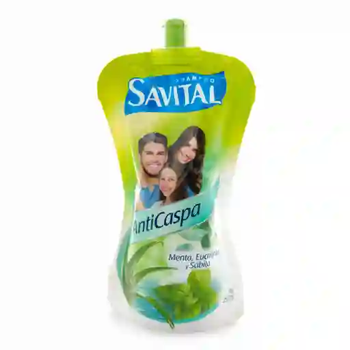 Savital Shampoo Anticaspa Menta, Eucalipto y Sábila