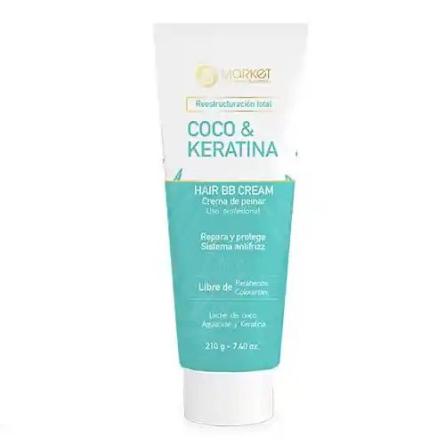 Ross D'Elen Crema de Peinar Hair bb Cream Coco & Keratina