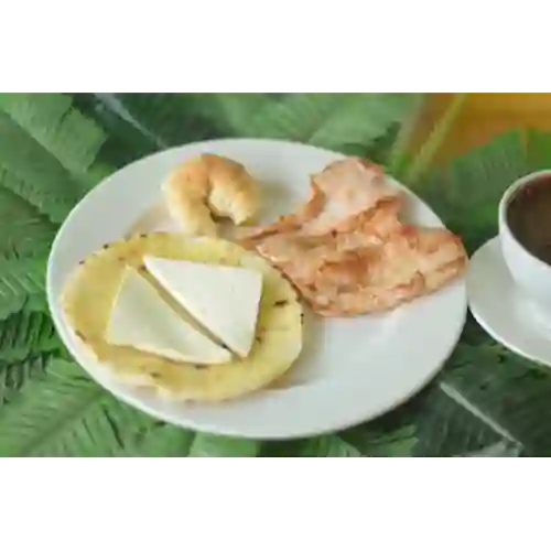 Arepa con Carne
