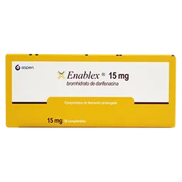 Enablex Aspen Bromhidrato De Darifenacina 15 Mg