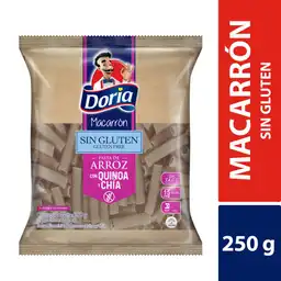 Doria Pasta de Arroz con Quinoa y Chía Macarrón sin Gluten  