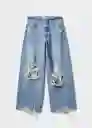 Jean Trucker Dirty Talla 36 Mujer Mango