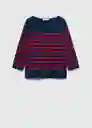 Camiseta Parisian Navy Talla S Mujer Mango