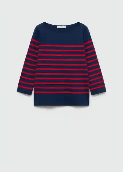 Camiseta Parisian Navy Talla S Mujer Mango