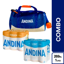 Combo Andina 6 Und + Andina Light 269 mL x 6 Und + Andina Morral