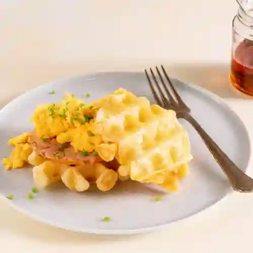 Sándwich de Gofre de Yuca