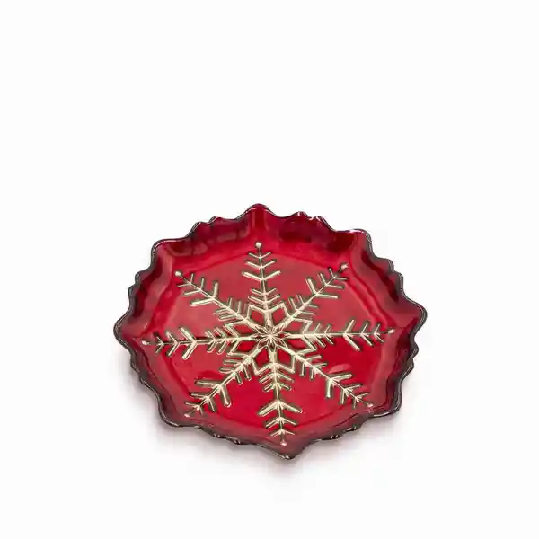 Plato Pequeño Snowflake 15 cm Ambiente Gourmet