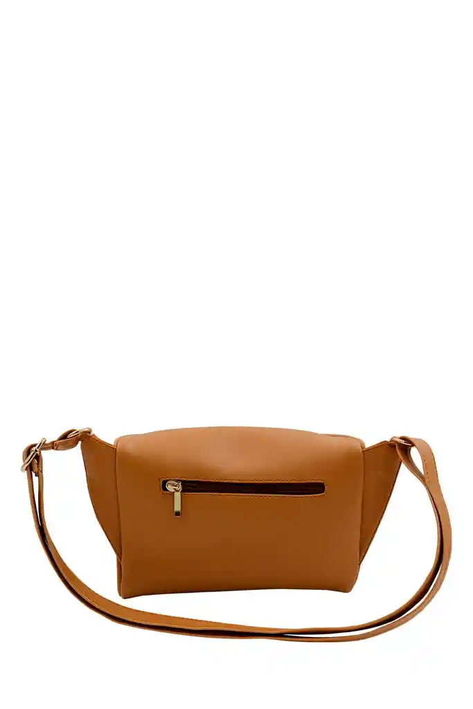 Bandolera Beige Para Mujer Shine