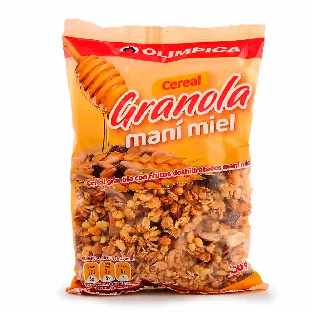 Cereal Granola Maní Miel Olímpica