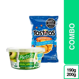 Combo Tostitos + Pietran Aderezo de Guacamole