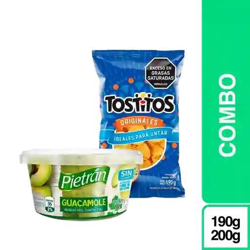 Combo Tostitos + Pietran Aderezo de Guacamole