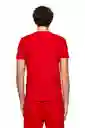 Diesel Camiseta Para Hombre T-Diegos-Ecologo Rojo Talla L