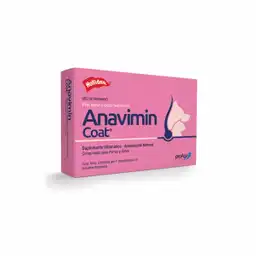 Anavimin Coat Suplemento Alimenticio para Perros y Gatos
