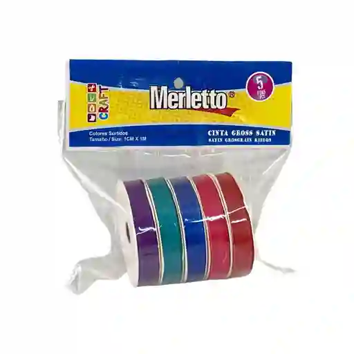 Set Cintas X 5pcs Merletto