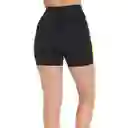 Pantalon Leggings Corto Curious Drizzle Mujer Negro-xl