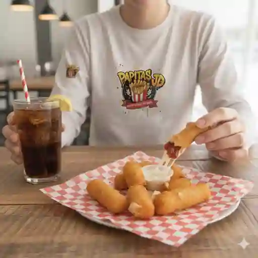 Dedos de queso y bocadillo