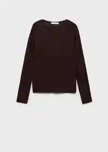 Buzo Jersey Rosa Chocolate Talla XS Mujer Mango