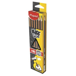 Maped Lápiz de Grafito Black Peps 2 HB Caja