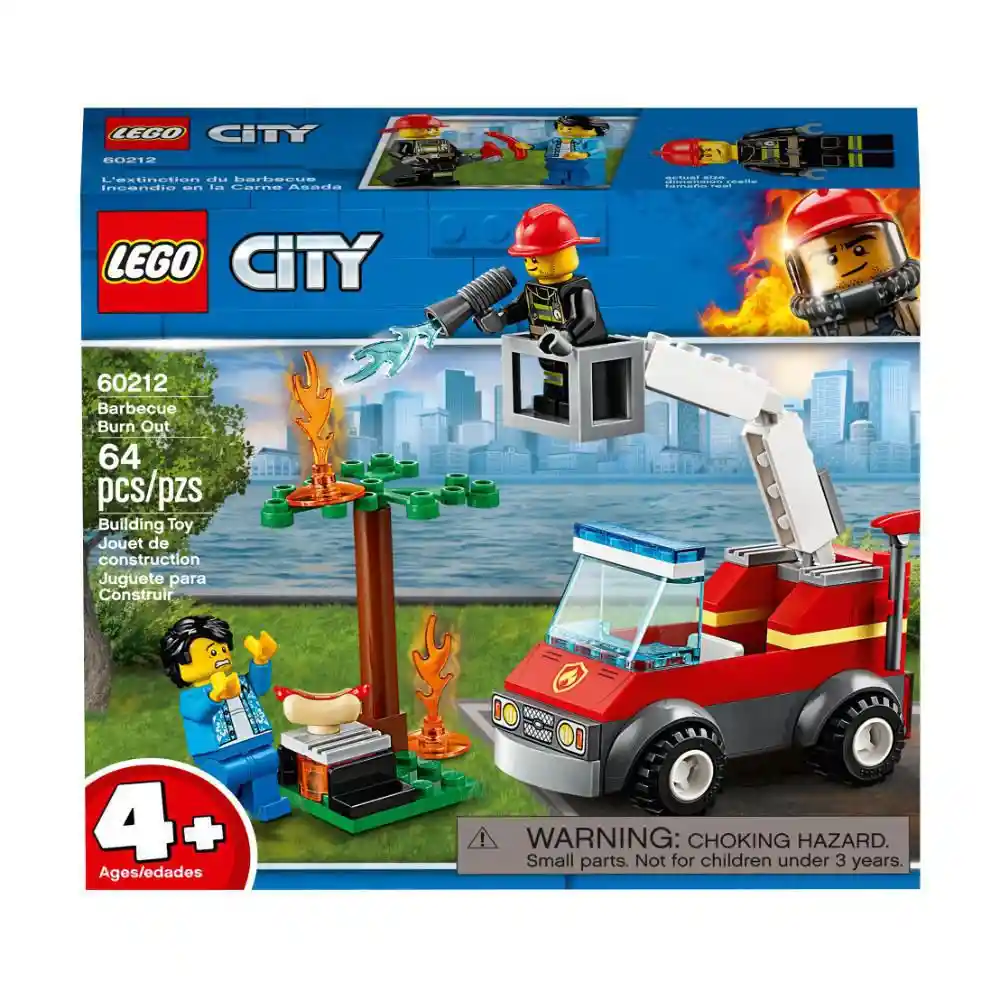 Lego Incendio En La Carne Asada