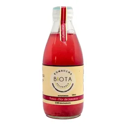 Bebida Biota Kombucha Fresa Flor de Jamaica
