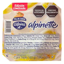 Alpinette Pie de Limón