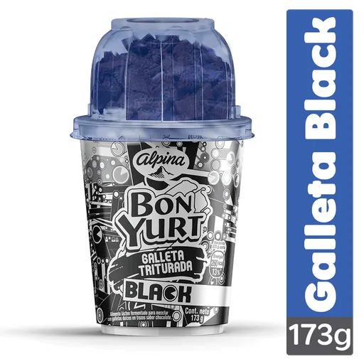 Bon Yurt Bebida Láctea con Trocitos de Galleta Black