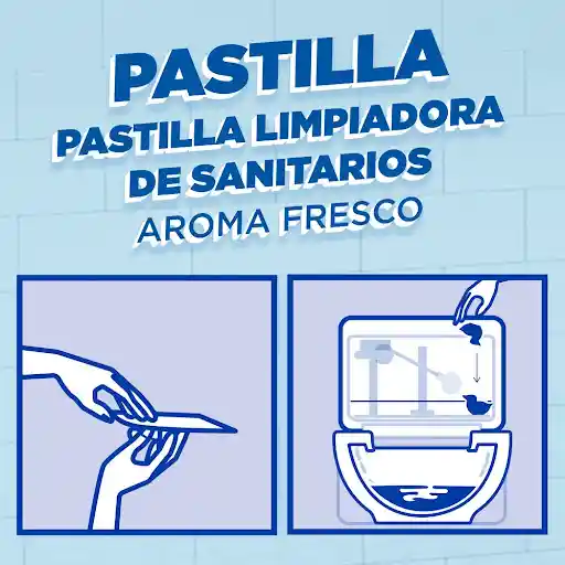 Pato Limpiador Tanque Pastilla Marina, 2pack, 80 gr