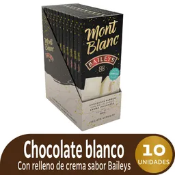 Mont Blanc Chocolate Blanco Con Baileys 80 G