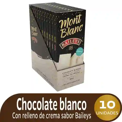 Mont Blanc Chocolate Blanco Con Baileys 80 G