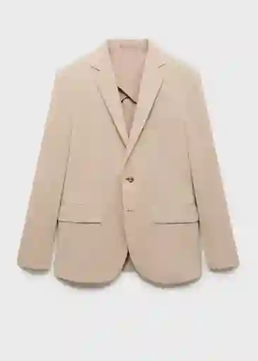 Blazer Americana Verner Beige Talla 48 Hombre Mango