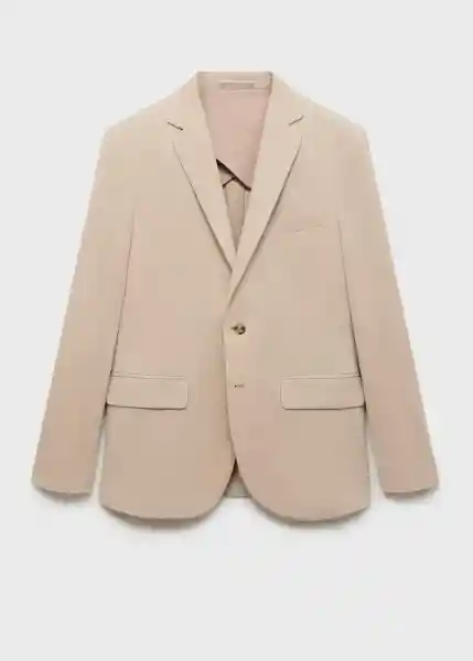 Blazer Americana Verner Beige Talla 48 Hombre Mango