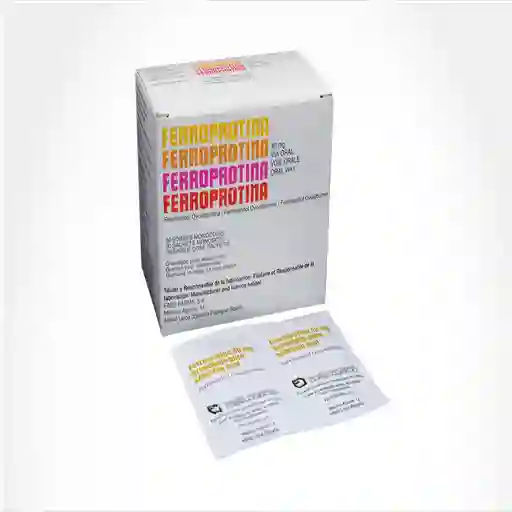 Ferroprotina Ferrimanitol Ovoalbúmina  (40 mg) 