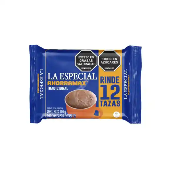 Chocolate la Especial Sucedáneo Barra Cocoa 200 g x 8 Und