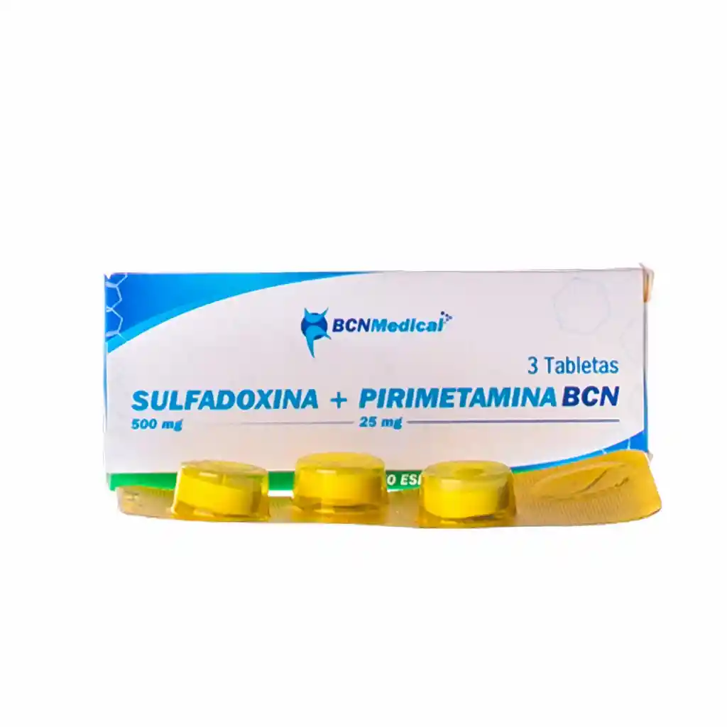 Bcn Medical Sulfadoxina y Pirimetamina (500 mg / 25 mg)