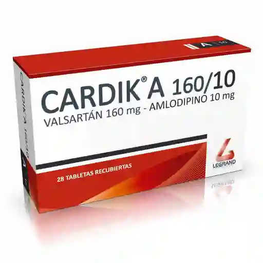 Cardik A Tabletas (160 mg / 10 mg)
