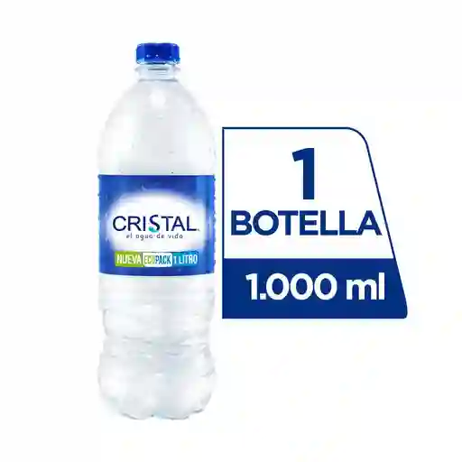Cristal Agua Natural sin Gas