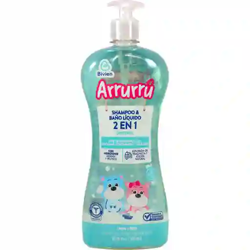 Arrurrú Shampoo y Baño Líquido 2 en 1 Original