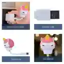 Luz Nocturna de Animales Lindos Usb Unicornio Miniso